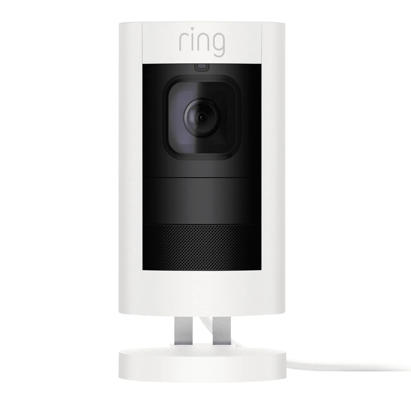 Ring Stick Up Security Camera Elite - White - كاميرا مراقبة